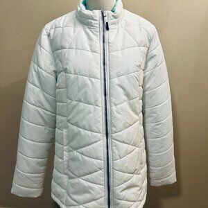 Magellan Outdoors White Midweight Quilted Jacket Size XL